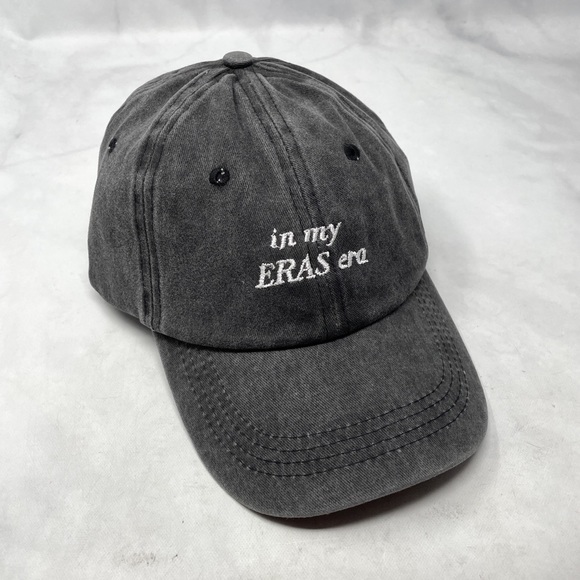 NEW Taylor Swift In My ERAS Era Embroidered Baseball Cap Dad Hat Vintage Black - Picture 4 of 7